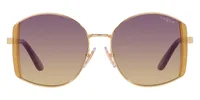 Vogue Eyewear Sunglasses VO4267S in Gold / Yellow Gradient Violet (280/), front view