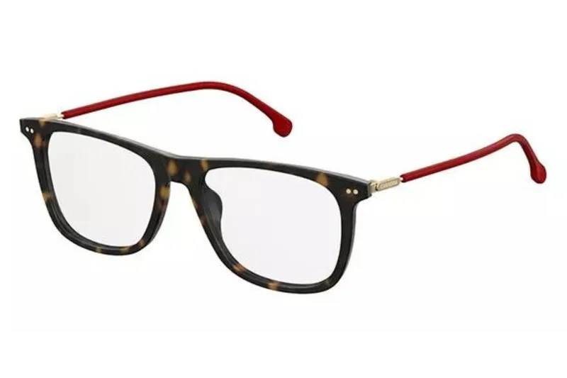 Carrera Frame 144/V in Dark Havana Red (2IK), front three-quarter view