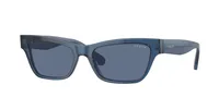 Vogue Eyewear Sunglasses VO5514S in Transparent Dark Blue (3046), front three-quarter view