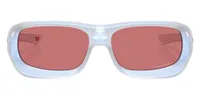 Oakley Sunglasses OO9494 in Light Matte Stonewash Opaline / Prizm Berry (03), front three-quarter view