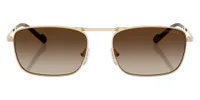Vogue Eyewear Sunglasses VO4346S in Pale Gold / Gradient Brown (848/), front view