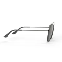 Intense Focus ES 1098X C-D sunglasses side view with gunmetal metal temple