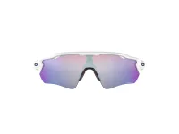 Oakley Radar EV Path OO9208 sunglasses, Polished White frame with Prizm Snow Sapphire lens, straight front view