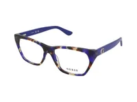 Guess Frame GU50234 in Blue, Brown, Havana (092), front three-quarter view