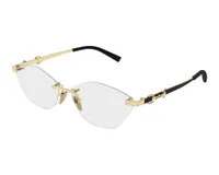Gucci Frame GG2050O in Gold Black (001), front three-quarter view