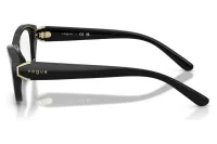 Vogue VO5676 eyeglasses in black (W44), side profile view