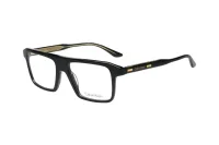 Calvin Klein CK26524I eyeglasses in shiny black 001, flat-top square acetate frame, front three-quarter view