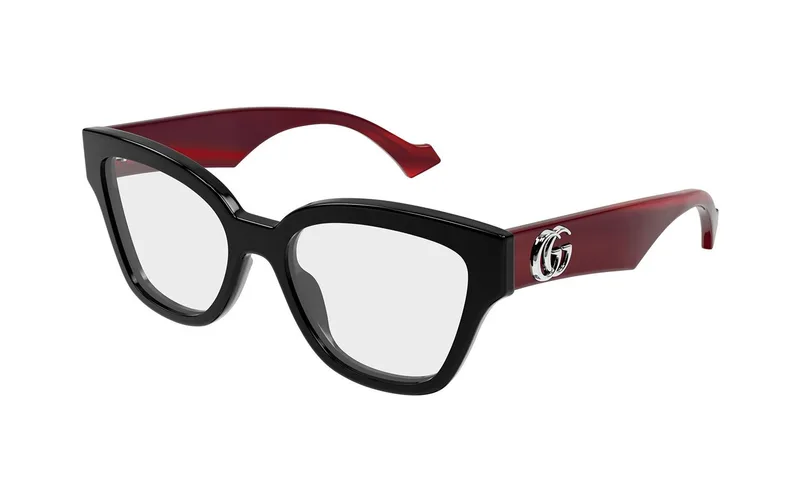 Gucci Frame GG1424O in Black (013), front three-quarter view
