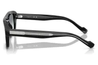 Vogue VO5620S sunglasses in black (W44/79), side view of the temple with silver vogue plaque