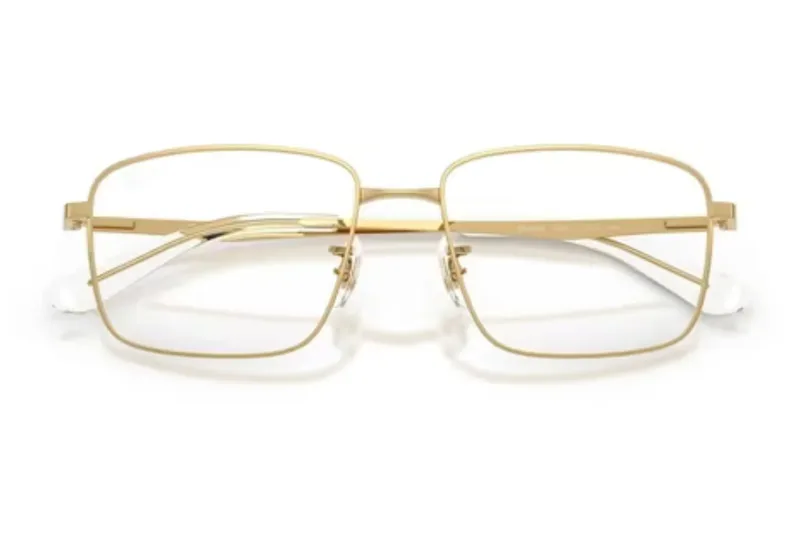 Ray-Ban RX6544I eyeglasses in Gold (2500), folded view