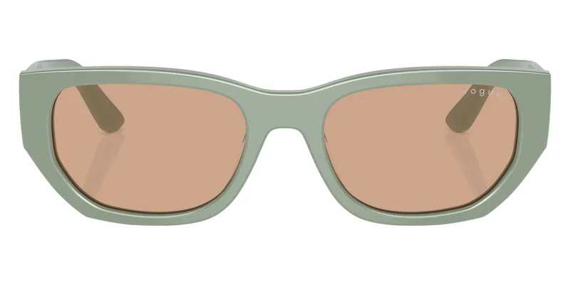 Vogue Eyewear Sunglasses VO5586S in Full Light Green / Dark Brown (3161), front view
