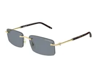Mont Blanc Sunglasses MB0443S in Gold (004), front three-quarter view