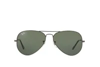 Ray-Ban RB3025I sunglasses in Gunmetal / Green (004), straight front view