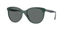 Vogue Eyewear Sunglasses VO5453S in Full Dark Green (3050), front three-quarter view
