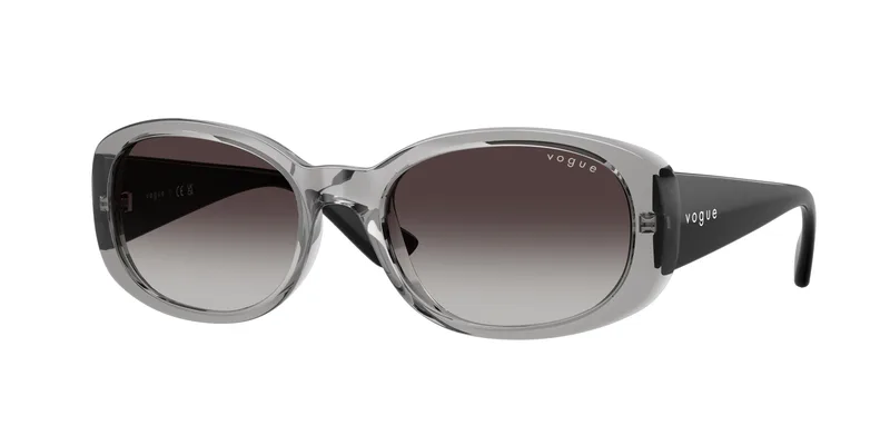 Vogue Eyewear Frame VO5663SI in Transparent Stone (32498G), front three-quarter view