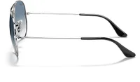 Ray-Ban RB3025 003/3F silver aviator, side profile