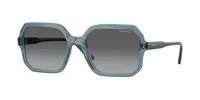 Vogue Eyewear Sunglasses VO5696S in Transparent Light Blue (3285), front three-quarter view