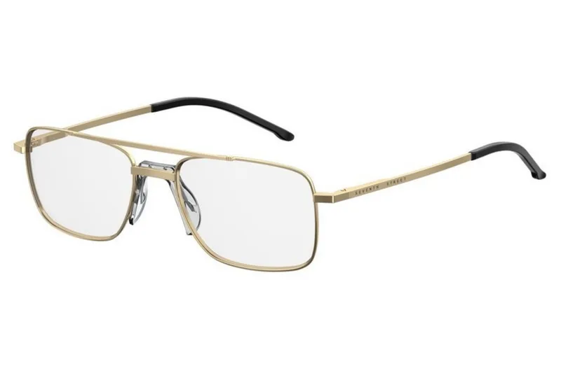 Seventh Street Frame 7A 028 in Gold (J5G), front three-quarter view