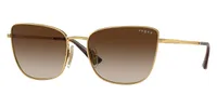 Vogue Eyewear Sunglasses VO4308S in Gold / Brown Gradient (280/), front three-quarter view