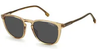 Carrera Sunglasses 260/S in Transparent Ochre (FMP), front three-quarter view