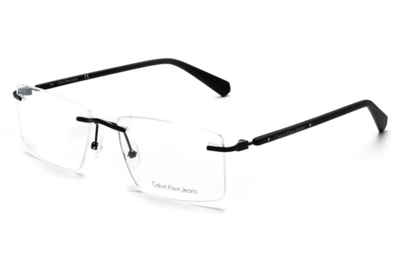 Calvin Klein Jeans Frame 22212LBI in Black (001), front three-quarter view