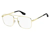 Marc Jacobs Frame 391 in Gold (J5G), front three-quarter view