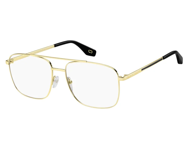 Marc Jacobs Frame 391 in Gold (J5G), front three-quarter view