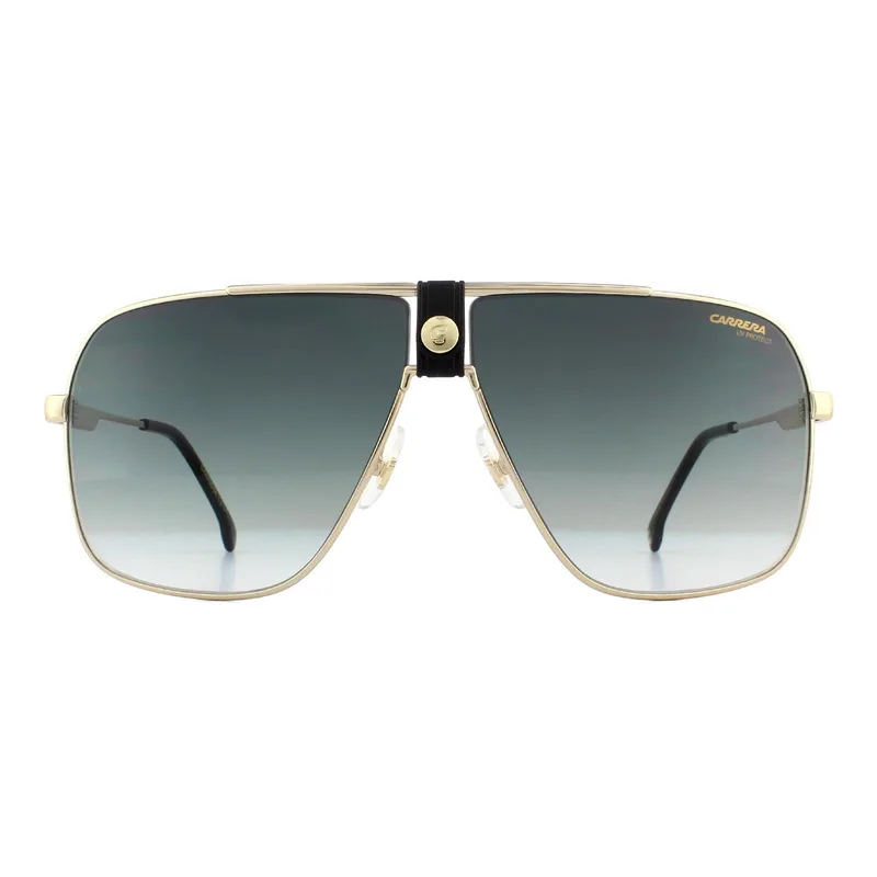 Carrera Sunglasses 1018/S in Black Gold (2M2), straight front view