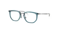 Ray-Ban Frame RY9085V in Blue / Transparent (7521), front three-quarter view