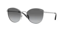 Vogue Eyewear Sunglasses VO4211S in Silver (323/), front three-quarter view