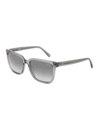 Guess GU00325 square sunglasses in transparent grey (20B) with gradient smoke lenses, three-quarter view