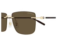 Mont Blanc Sunglasses MB0429S in Gold (005), detail view
