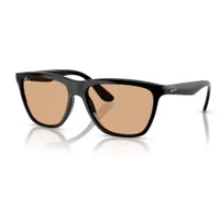 Ray-Ban RB4442I Sunglasses in Black / Brown (601/93), front three-quarter view