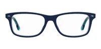 S 306 matte navy and azure (ZX9) kids' eyeglasses, straight front view
