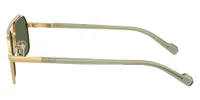 Vogue Eyewear Sunglasses VO4356S in Gold / Dark Green 280/71 (280/), side profile view