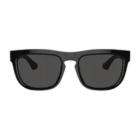 Burberry BE4431U sunglasses in Top Black on Vintage Check (412187), straight front view