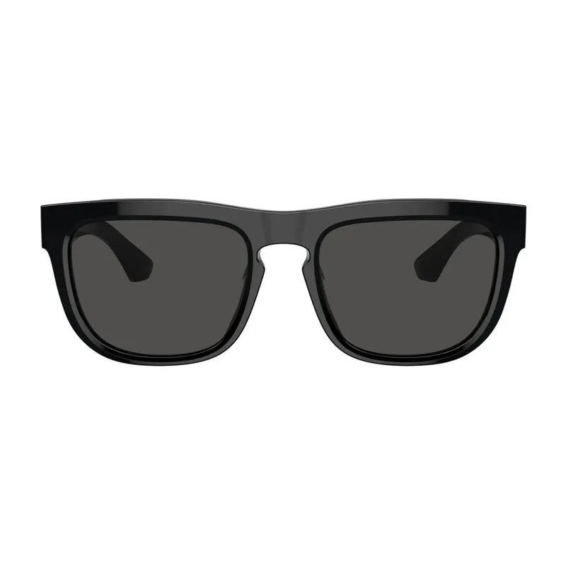 Burberry BE4431U sunglasses in Top Black on Vintage Check (412187), straight front view