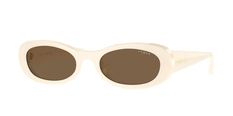 Vogue Eyewear Sunglasses VO5582S in Full Ivory (3167), front three-quarter view