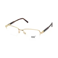 Mont Blanc Frame MB635 in Gold (028), front three-quarter view