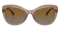 Vogue Eyewear Frame VO5515SB in Transparent Brown / Polarized Brown Gradient (2940T5), front view