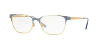 Vogue Eyewear Frame VO4119 in Gold/Brushed Light Blue (5105), front three-quarter view