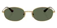 Vogue Eyewear Sunglasses VO4323S in Gold / Dark Green (280/), front view