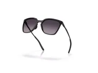 Oakley Sielo SQ OO9480 sunglasses in Polished Black Ink, rear three-quarter view showing the slim metal temples
