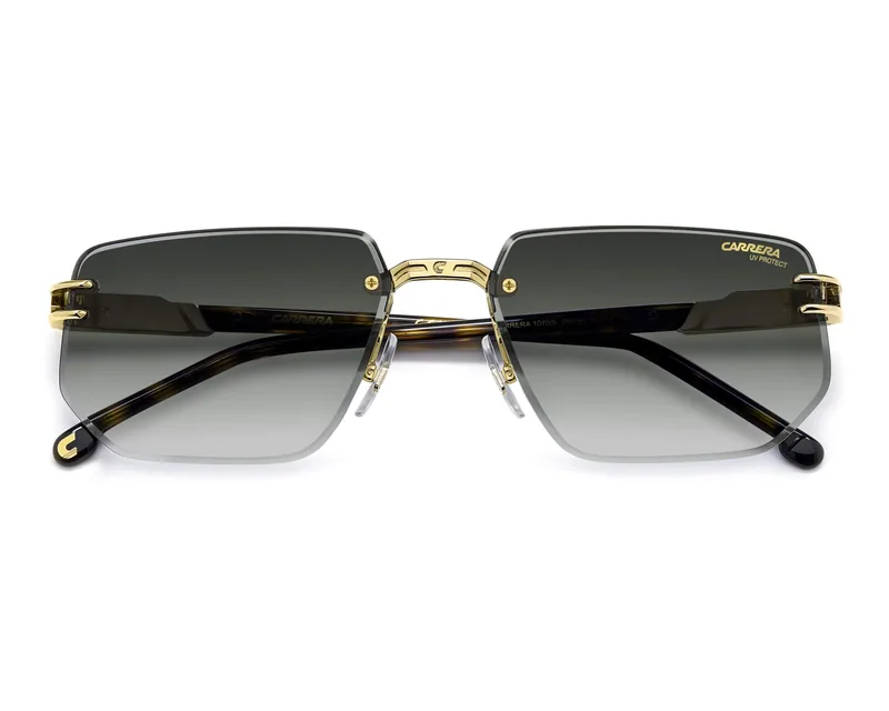 Carrera Sunglasses 1070/S in Gold Brown Havana (0NR), straight front view