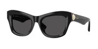 Burberry Sunglasses BE4442U in Black (U 3001/87), front three-quarter view