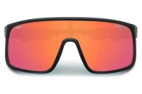 Carrera Ducati CARDUC 017/S matte black shield sunglasses with red multilayer mirror lens (OIT/UZ), front view