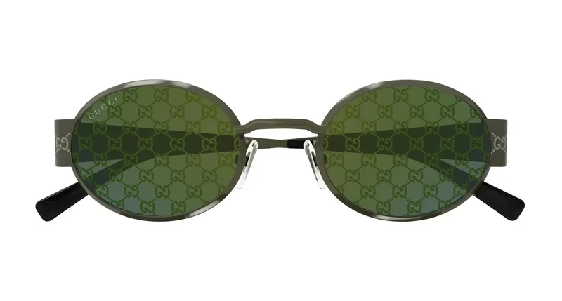 Gucci Sunglasses GG1854S in Green (003), straight front view