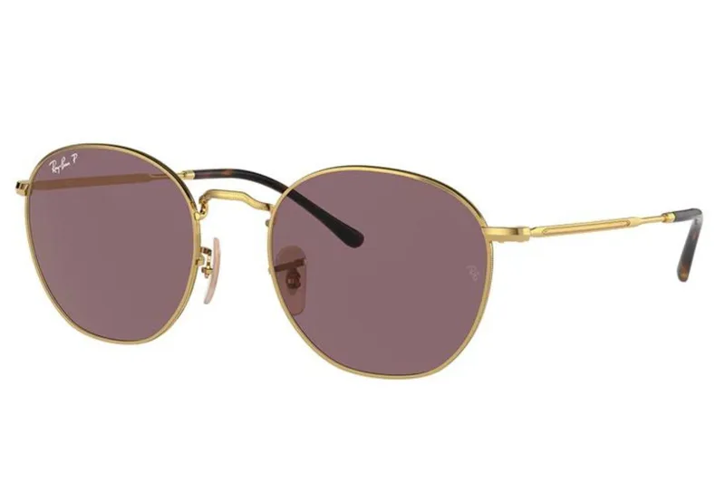 Ray-Ban Sunglasses 3772 in Gold (001/AF), front three-quarter view
