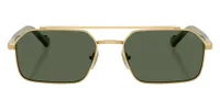 Vogue Eyewear Sunglasses VO4356S in Gold / Dark Green 280/71 (280/), front view