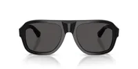 Burberry Sunglasses BE4478 in Black / Dark Grey (420687), straight front view